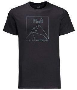 ΜΠΛΟΥΖΑ JACK WOLFSKIN PEAK TEE ΜΑΥΡΗ (L) ΜΠΛΟΥΖΑ JACK WOLFSKIN PEAK TEE ΜΑΥΡΗ (L)