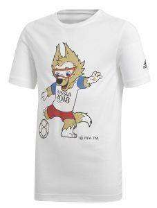 ΜΠΛΟΥΖΑ ADIDAS PERFORMANCE FIFA WORLD CUP MASCOT TEE ΛΕΥΚΗ (176 CM) ΜΠΛΟΥΖΑ ADIDAS PERFORMANCE FIFA WORLD CUP MASCOT TEE ΛΕΥΚΗ (176 CM)