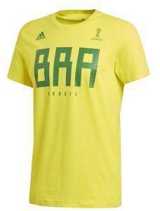 ΜΠΛΟΥΖΑ ADIDAS PERFORMANCE BRAZIL ΚΙΤΡΙΝΗ (M) ΜΠΛΟΥΖΑ ADIDAS PERFORMANCE BRAZIL ΚΙΤΡΙΝΗ (M)