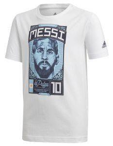 ΜΠΛΟΥΖΑ ADIDAS PERFORMANCE MESSI GRAPHIC ΛΕΥΚΗ (176 CM) ΜΠΛΟΥΖΑ ADIDAS PERFORMANCE MESSI GRAPHIC ΛΕΥΚΗ (176 CM)