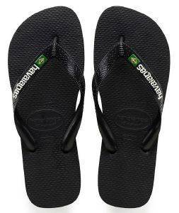 HAVAIANAS ΣΑΓΙΟΝΑΡΑ HAVAIANAS BRASIL LOGO ΜΑΥΡΗ