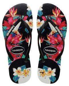 ΣΑΓΙΟΝΑΡΑ HAVAIANAS SLIM TROPICAL FLORAL ΜΑΥΡΗ (39-40) ΣΑΓΙΟΝΑΡΑ HAVAIANAS SLIM TROPICAL FLORAL ΜΑΥΡΗ (39-40)