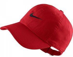 ΚΑΠΕΛΟ NIKE METAL SWOOSH HERITAGE ADJUSTABLE HAT ΚΟΚΚΙΝΟ ΚΑΠΕΛΟ NIKE METAL SWOOSH HERITAGE ADJUSTABLE HAT ΚΟΚΚΙΝΟ