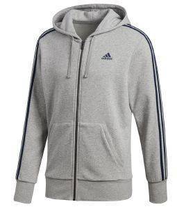  ADIDAS PERFORMANCE ESSENTIALS 3S FZ HOODED TRACK TOP  (M)