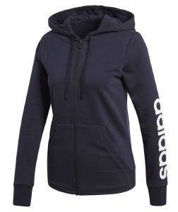 ΖΑΚΕΤΑ ADIDAS PERFORMANCE ESSENTIALS LINEAR FZ HOODIE ΜΩΒ (S) ΖΑΚΕΤΑ ADIDAS PERFORMANCE ESSENTIALS LINEAR FZ HOODIE ΜΩΒ (S)