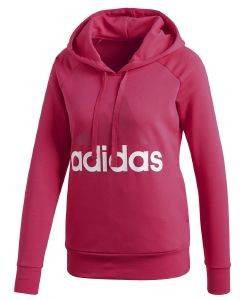  ADIDAS PERFORMANCE ESSENTIALS LINEAR PULLOVER HOODIE  (S)