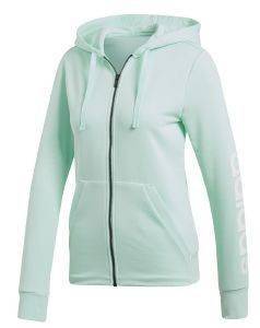  ADIDAS PERFORMANCE ESSENTIALS LINEAR FZ HOODED TRACK TOP  (S)