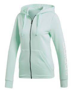  ADIDAS PERFORMANCE ESSENTIALS LINEAR FZ HOODED TRACK TOP  (L)