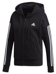 ΖΑΚΕΤΑ ADIDAS PERFORMANCE ESSENTIALS 3S FZ HOODED TRACK TOP ΜΑΥΡΗ (M) ΖΑΚΕΤΑ ADIDAS PERFORMANCE ESSENTIALS 3S FZ HOODED TRACK TOP ΜΑΥΡΗ (M)