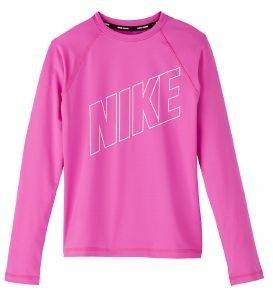  NIKE LOGO LONG SLEEVE HYDROGUARD  (L)