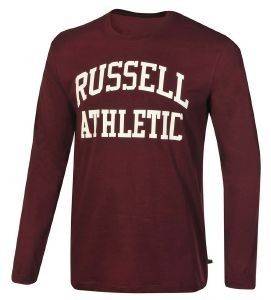 ������� RUSSELL ATHLETIC LS CREWNECK LOGO PRINT ������� (M)