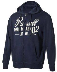  RUSSELL ATHLETIC ZIP THROUGH HOODY GRAPHIC   (M)