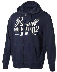  RUSSELL ATHLETIC ZIP THROUGH HOODY GRAPHIC   (XXL)