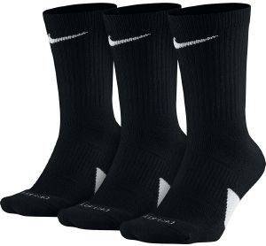 ΚΑΛΤΣΕΣ NIKE ELITE CREW 3P ΜΑΥΡΕΣ (34-38) ΚΑΛΤΣΕΣ NIKE ELITE CREW 3P ΜΑΥΡΕΣ (34-38)
