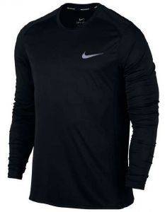 ΜΠΛΟΥΖΑ NIKE DRY MILER LONG SLEEVE RUNNING TOP ΜΑΥΡΗ (S) ΜΠΛΟΥΖΑ NIKE DRY MILER LONG SLEEVE RUNNING TOP ΜΑΥΡΗ (S)