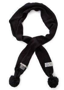  RUSSELL ATHLETIC KNIT SCARF WITH POM POM 