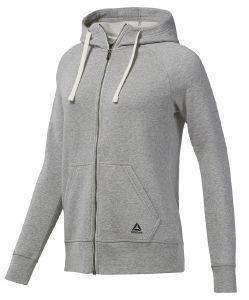  REEBOK ESSENTIALS FLEECE FULL ZIP HOODIE  (S)