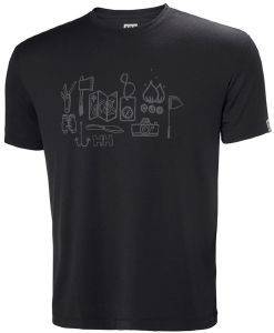  HELLY HANSEN SKOG GRAPHIC T-SHIRT   (M)