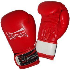 OLYMPUS SPORT ΓΑΝΤΙΑ ΒΟΧ OLYMPUS AIBA STYLE ΚΟΚΚΙΝΑ (10 ΟΖ)