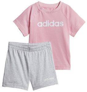 ΣΕΤ ADIDAS PERFORMANCE LINEAR SUMMER SET ΡΟΖ/ΓΚΡΙ (86 CM) ΣΕΤ ADIDAS PERFORMANCE LINEAR SUMMER SET ΡΟΖ/ΓΚΡΙ (86 CM)