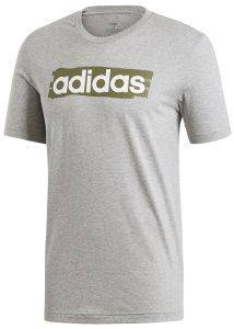  ADIDAS PERFORMANCE ESSENTIALS LINEAR BRUSH TEE  (M)