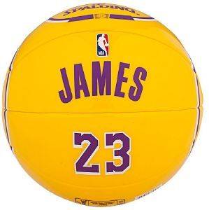  SPALDING NBA MINIATURE JERSEY BALL 23 LEBRON JAMES (SIZE 1.5)