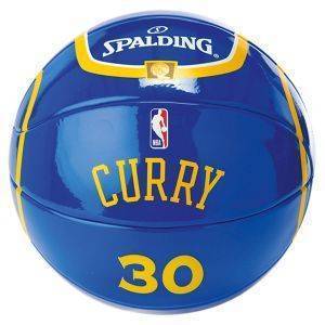  SPALDING NBA MINIATURE JERSEY BALL 30 STEPHEN CURRY (SIZE 1.5)