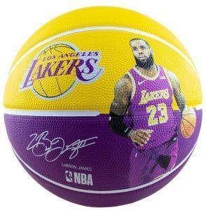 ΜΠΑΛΑ SPALDING NBA PLAYER LEBRON JAMES (7) ΜΠΑΛΑ SPALDING NBA PLAYER LEBRON JAMES (7)