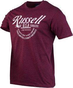 ������� RUSSELL ATHLETIC TRACK & FIELD S/S CREWNECK TEE ������� (XL)