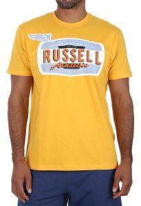  RUSSELL ATHLETIC WINGS S/S CREWNECK TEE  (L)