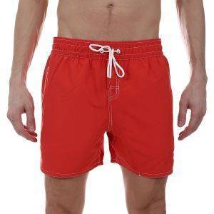 ΣΟΡΤΣ ΜΑΓΙΟ RUSSELL ATHLETIC CLASSIC SWIM SHORTS TONAL LOGO ΚΟΚΚΙΝΟ