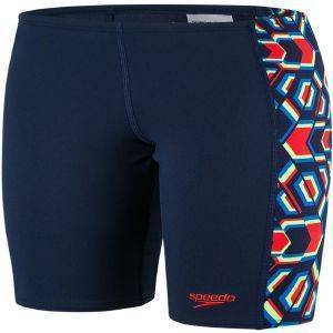 ΜΑΓΙΟ SPEEDO ALLOVER PANEL AQUASHORT ΜΠΛΕ ΣΚΟΥΡΟ/ΚΟΚΚΙΝΟ
