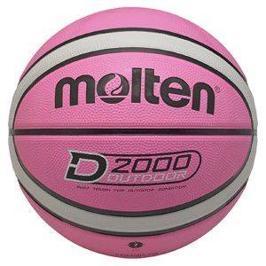 ΜΠΑΛΑ MOLTEN D2000 OUTDOOR ΡΟΖ (6) ΜΠΑΛΑ MOLTEN D2000 OUTDOOR ΡΟΖ (6)