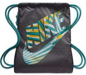 ΣΑΚΙΔΙΟ NIKE HERITAGE GFX GYMSACK ΓΚΡΙ/ΤΙΡΚΟΥΑΖ ΣΑΚΙΔΙΟ NIKE HERITAGE GFX GYMSACK ΓΚΡΙ/ΤΙΡΚΟΥΑΖ