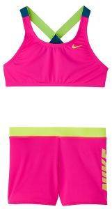  NIKE RIFT PRISM CROSSBACK SPORT BIKINI & SHORT SET  (S)