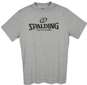 SPALDING T-SHIRT SPALDING ΓΚΡΙ ΜΕΛΑΝΖΕ