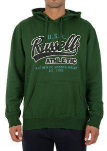 ΦΟΥΤΕΡ RUSSELL ATHLETIC USA PULL OVER HOODY ΠΡΑΣΙΝΟ (M) ΦΟΥΤΕΡ RUSSELL ATHLETIC USA PULL OVER HOODY ΠΡΑΣΙΝΟ (M)