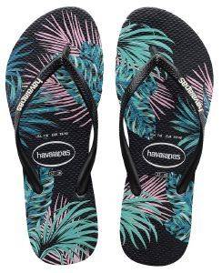 ��������� HAVAIANAS SLIM TROPICAL FLORAL DAYBREAK ����� (BR:35/36,EUR:37/38)