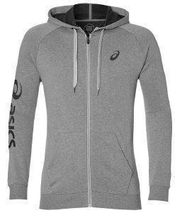 ΖΑΚΕΤΑ ASICS BIG LOGO FZ HOODIE ΓΚΡΙ (S) ΖΑΚΕΤΑ ASICS BIG LOGO FZ HOODIE ΓΚΡΙ (S)