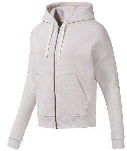 ΖΑΚΕΤΑ REEBOK TRAINING ESSENTIALS SWEATSHIRT ΡΟΖ (M) ΖΑΚΕΤΑ REEBOK TRAINING ESSENTIALS SWEATSHIRT ΡΟΖ (M)