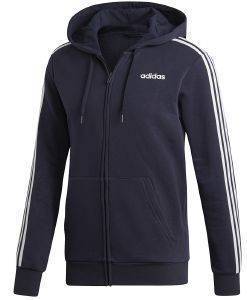  ADIDAS SPORT INSPIRED ESSENTIALS 3-STRIPES FLEECE HOODIE   (S)