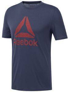 ΜΠΛΟΥΖΑ REEBOK WORKOUT READY SUPREMIUM TEE ΜΠΛΕ ΣΚΟΥΡΟ (M) ΜΠΛΟΥΖΑ REEBOK WORKOUT READY SUPREMIUM TEE ΜΠΛΕ ΣΚΟΥΡΟ (M)