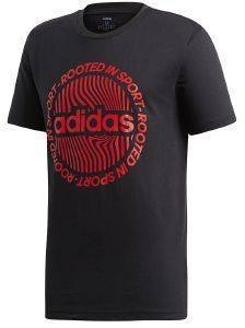  ADIDAS SPORT INSPIRED CIRCLED GRAPHIC TEE  (S)