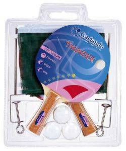 GARLANDO ΣΕΤ PING-PONG GARLANDO THUNDER PLUS 2 ΡΑΚΕΤΕΣ, 3 ΜΠΑΛΑΚΙΑ - ΔΙΧΤΥ