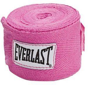  () EVERLAST CLASSIC HAND WRAPS 4455PNK  (3)