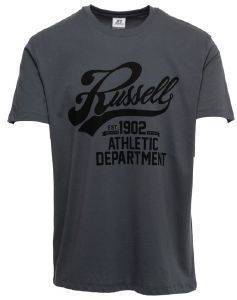 ΜΠΛΟΥΖΑ RUSSELL ATHLETIC SCRIPT S/S CREWNECK TEE ΓΚΡΙ ΣΚΟΥΡΟ (M) ΜΠΛΟΥΖΑ RUSSELL ATHLETIC SCRIPT S/S CREWNECK TEE ΓΚΡΙ ΣΚΟΥΡΟ (M)