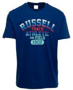  RUSSELL ATHLETIC TRACK S/S CREWNECK TEE  (S)