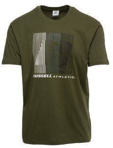 ������� RUSSELL ATHLETIC STRIPED R S/S CREWNECK TEE ���� (XL)