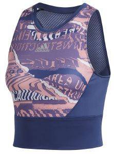  ADIDAS PERFORMANCE OWN THE RUN CITY CLASH CROP TOP / (M)