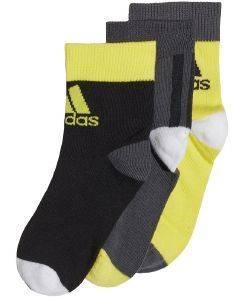 ΚΑΛΤΣΕΣ ADIDAS PERFORMANCE ANKLE 3P ΜΑΥΡΕΣ/ΓΚΡΙ/ΚΙΤΡΙΝΕΣ (25-27) ΚΑΛΤΣΕΣ ADIDAS PERFORMANCE ANKLE 3P ΜΑΥΡΕΣ/ΓΚΡΙ/ΚΙΤΡΙΝΕΣ (25-27)